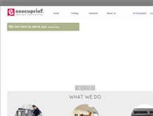 Tablet Screenshot of execuprint.com